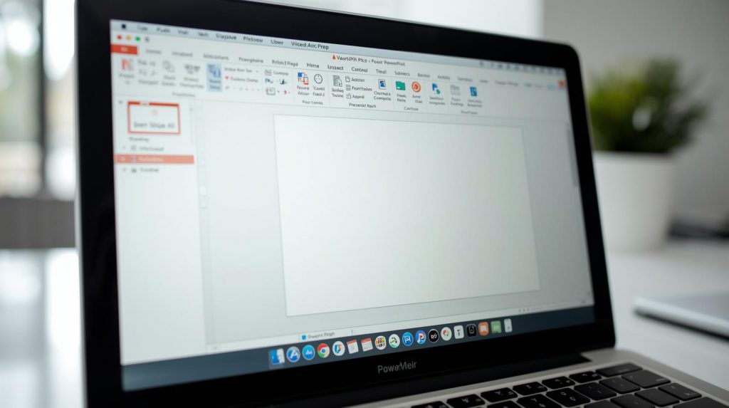 パワーポイントをMacBookに入れる方法